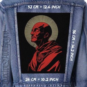 Sacred Monk Canvas Rygglapp – Sy På Jacka Väst Flanell