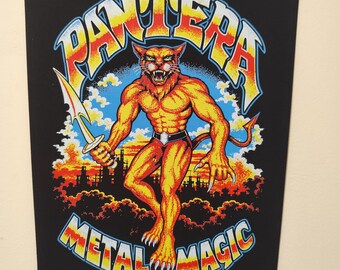Pantera – Metal Magic, Rückenaufnäher für Jacken, Westen und Flanellhemden, Daunen, Phil Anselmo