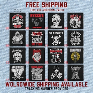 Sew-On Patches 5: Diverse Models of Rock Patches,Hardcore Punk and Metal Band Patches,Psychobilly