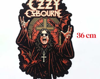 Ozzy Osbourne - Toppa posteriore per giacche, gilet e camicie di flanella, Black Sabbath