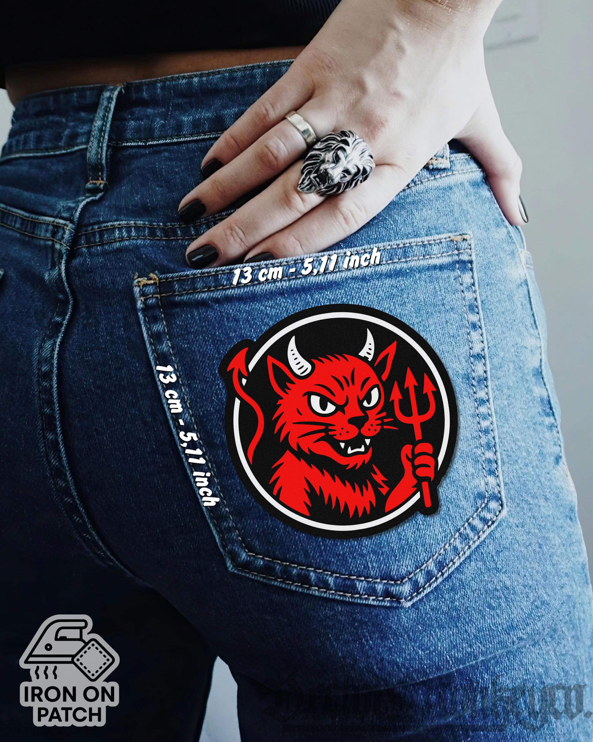 Red Devil Jeans - Etsy