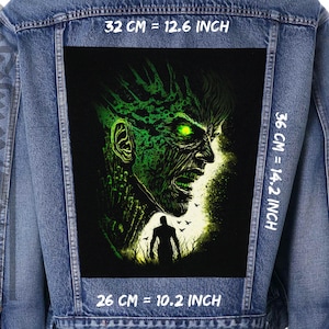 Alien - Patch au dos, style polyvalent pour vestes, gilets et flanelles, intergalactique