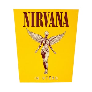 Nirvana Backpatch for Jackets,Vest, Flannels, punk, grunge