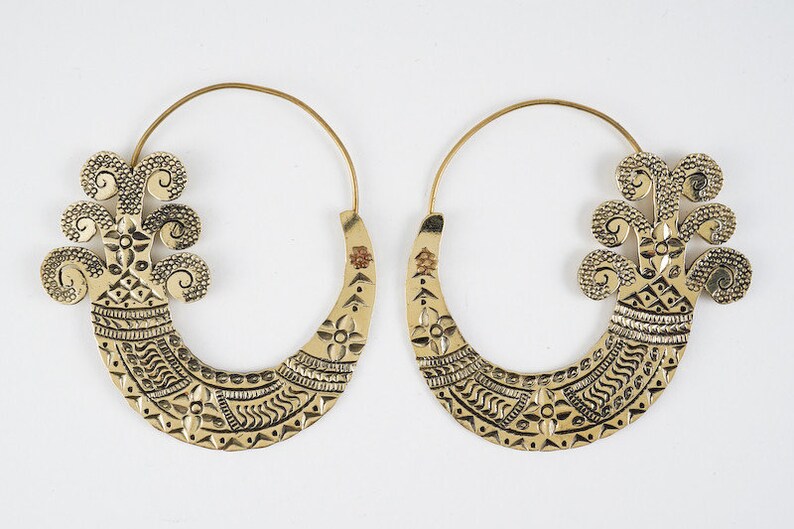 Brass Earrings Jarita