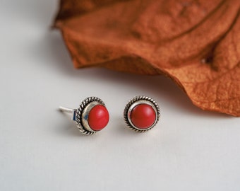 Bouchons minimalistes en argent 925 disponibles avec diverses pierres naturelles, boucles d’oreilles simples en argent véritable