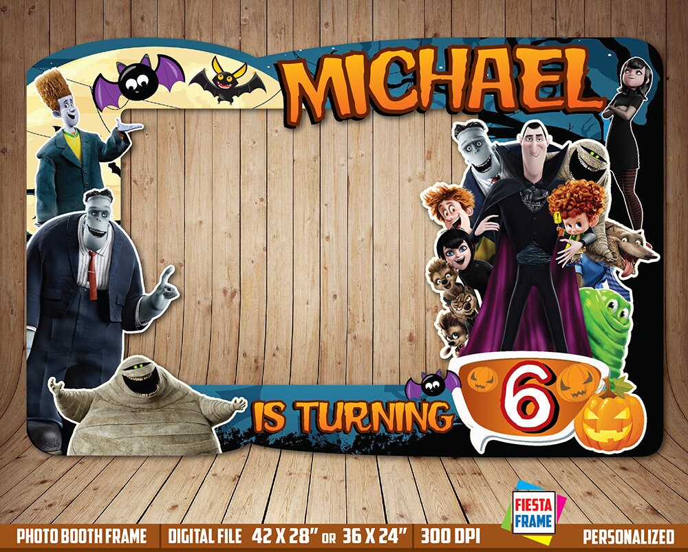 Hotel Transylvania Booth Frame Hotel Transylvania Birthday Etsy