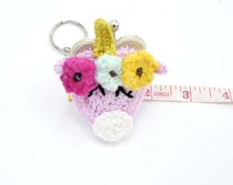 Mini unicorn purse keychain for girls gift for unicorn lover