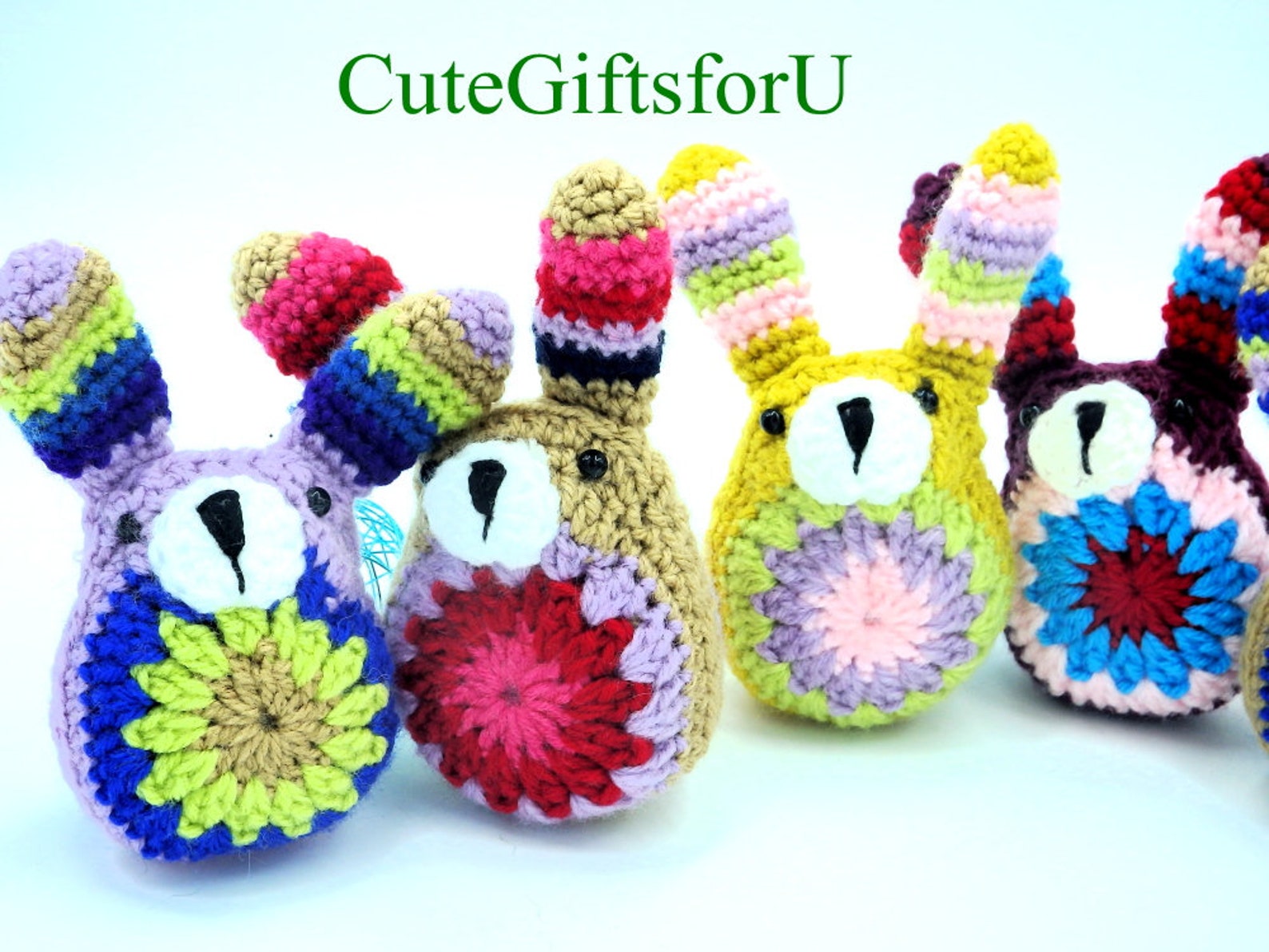 Crochet Easter Bunny, Easter Stuffers Crochet Easter Gifts Bunny
