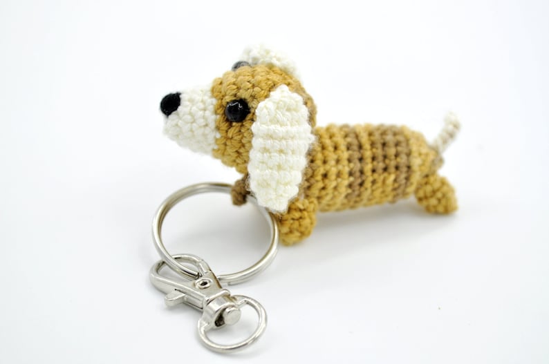 Crochet Dog Key chain image 0