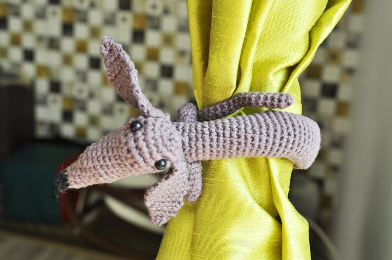 Animal tie back Dachshund Sausage Dog curtain tie back image 0