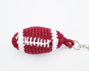 Coach gift, American Football Keychain, Crochet Keychain for boyfriend, Gift for American Football Lover