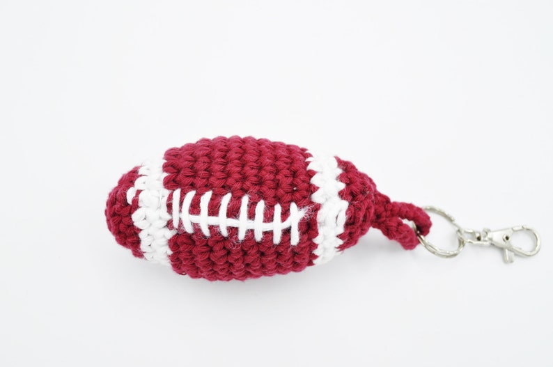 Coach Gift American Football Keychain Crochet Keychain for Etsy