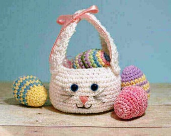 Easter basket, Cute Kids Easter Bunny Rabbit Animal Bag