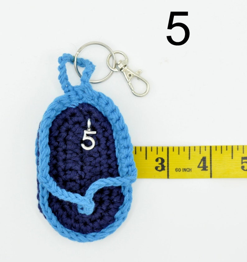 Crochet Mini Sandals Keychain Flip Flop Key Chain Cute Beach Keychain Bag Charms