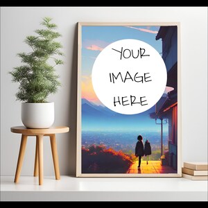 アートを販売するのに役立つモックアップ写真フレーム、「あなたのアートはここに」写真フレームは簡単に編集でき、すぐにアクセスでき、ダウンロード可能な画像