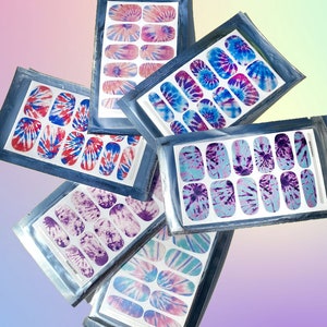 Tie - Dye Territory Nail Wraps