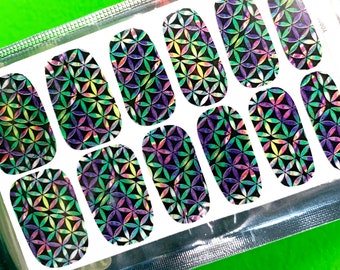 Untamed Night Nail Wraps - St Patricks Day Celebration - Wear Green