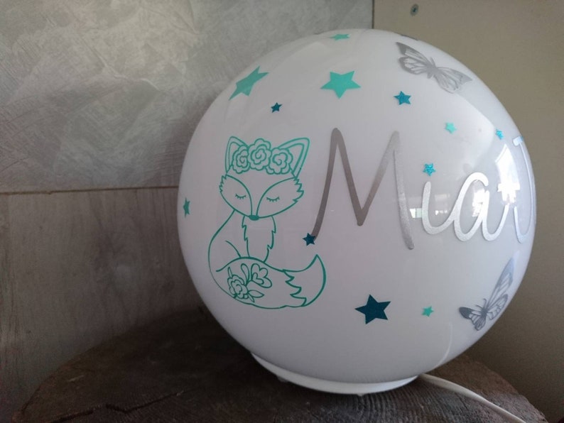 Gift Idea For Ball Lamp Floor With Name Slogan Image 0