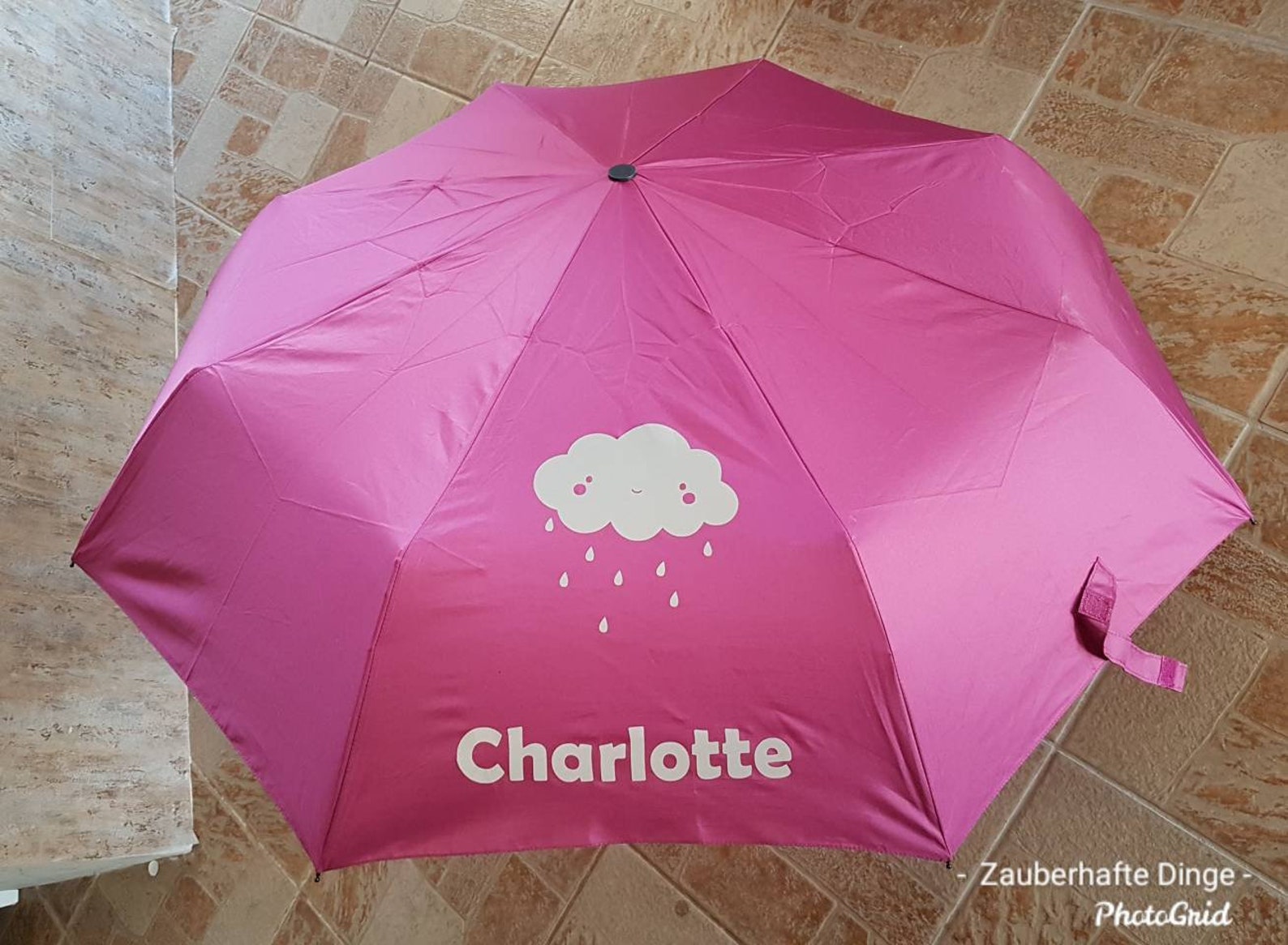Personalized umbrella/ pocket umbrella with name gift idea for Etsy