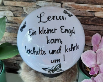 Solarleuchte Lampe Solar mit  Namen Spruch "Sternenkind"