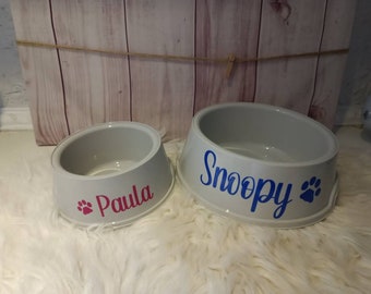 Futternapf für Hund /Katze personalisiert mit Namen # Geschenk-Idee