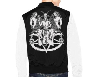 occult reversible bomber jacket