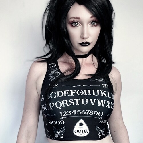 Pastel Goth Clothing Witchcraft Pastel Goth Crop Top Kawaii Etsy