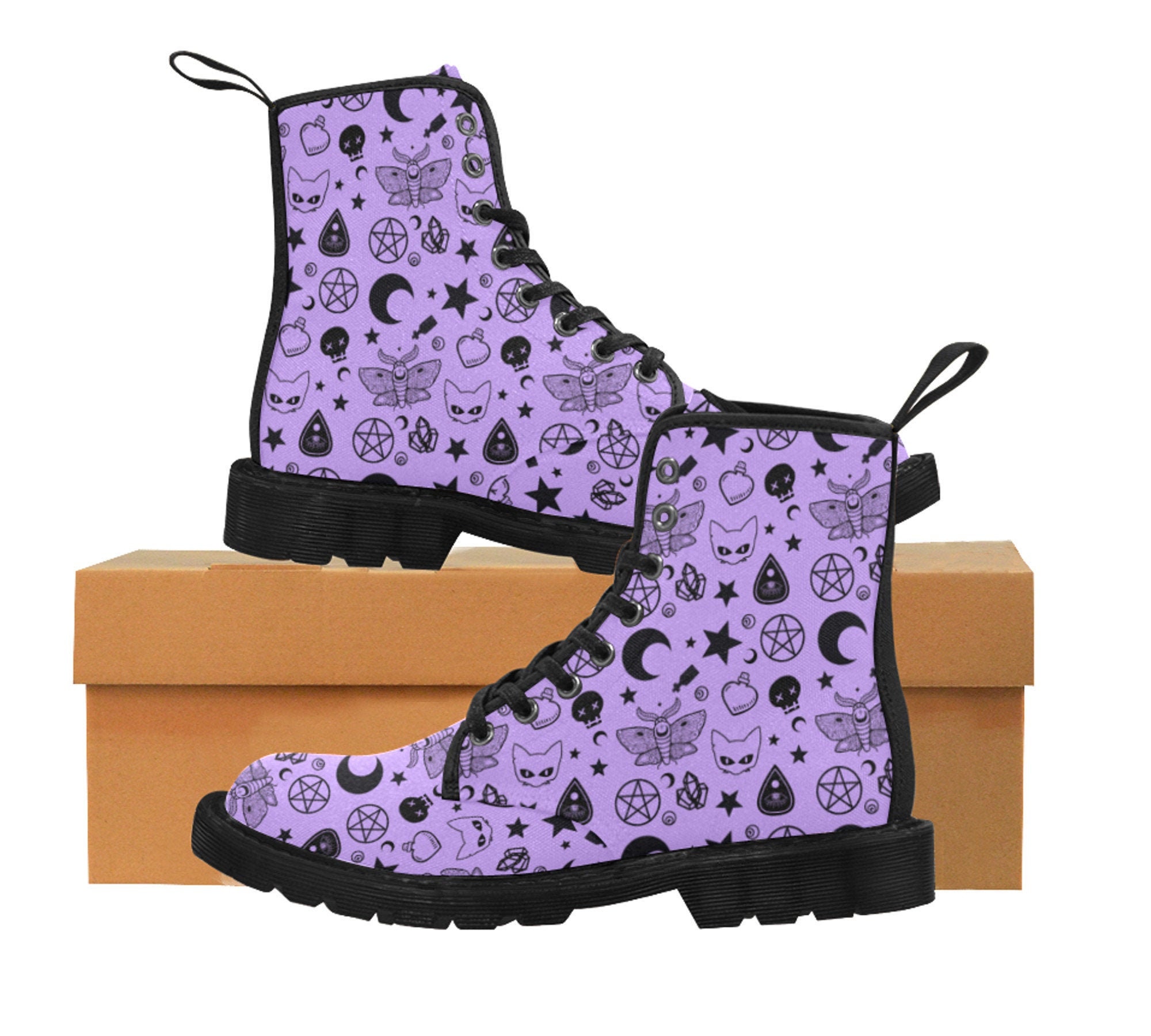 Pastel Goth Nu Goth Goth Boots Pastel Goth boots Etsy