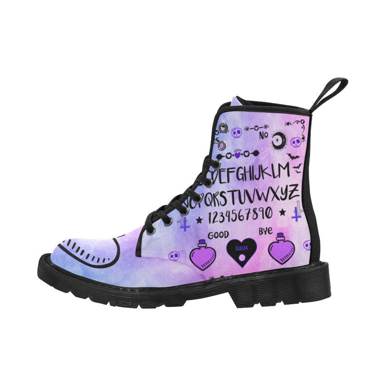 Pastel Goth boots Ouija board Gothic shoes Pastel goth Etsy