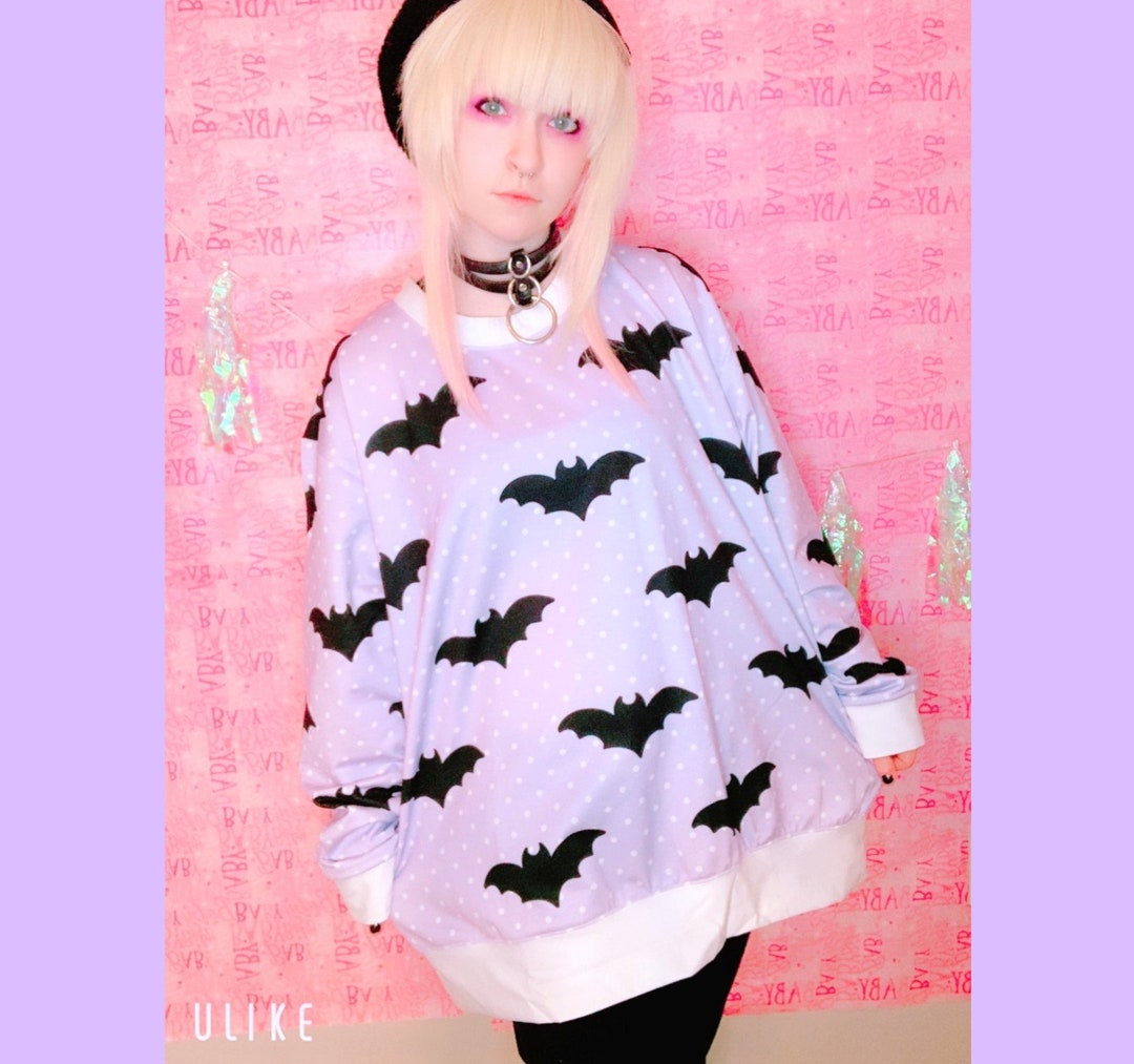 Pastel Goth Sweatshirt Spooky Sweatshirt Pastel Goth Clothing Pastel