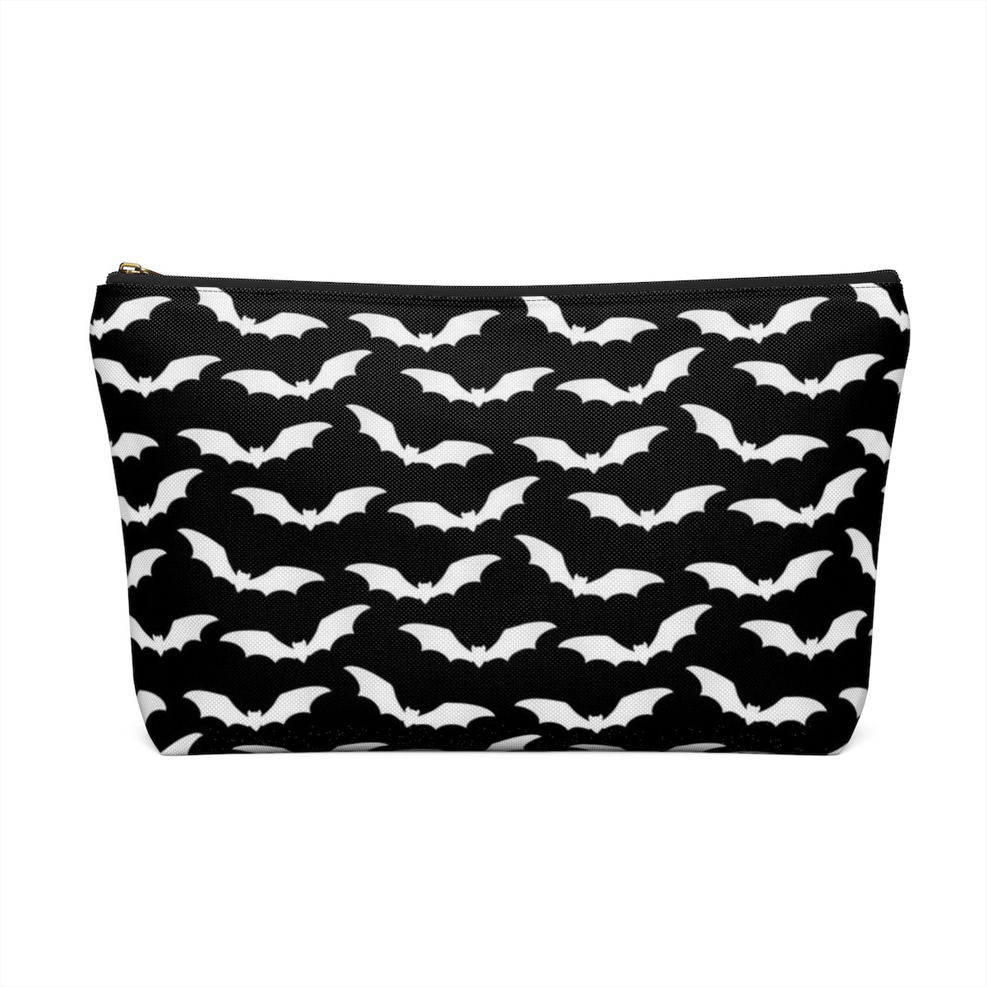 Goth Makeup Bag Bat Makeup Bag Gothic Accessory Pouch With Etsy