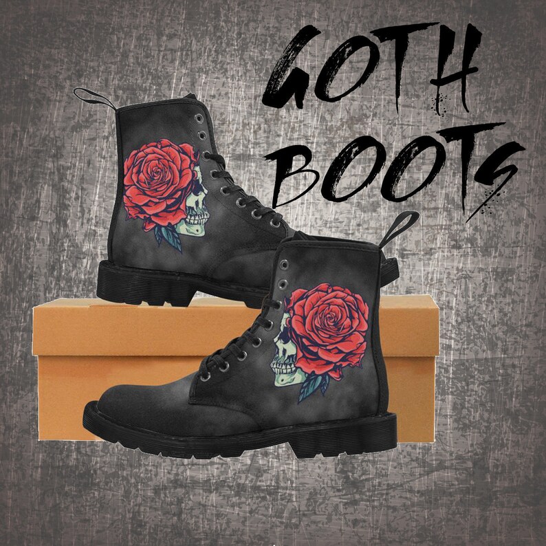pastel goth boots