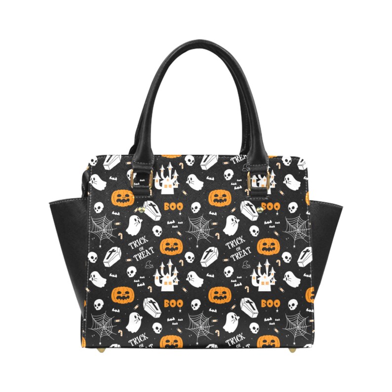 Halloween Purse Halloween Handbag Gothic Bag Pumpkin Etsy