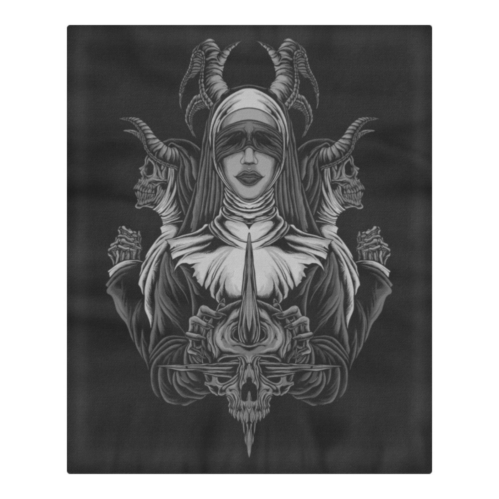 Gothic Wohndeko Totenkopf Bettbezug Gothic Schlafzimmer | Etsy