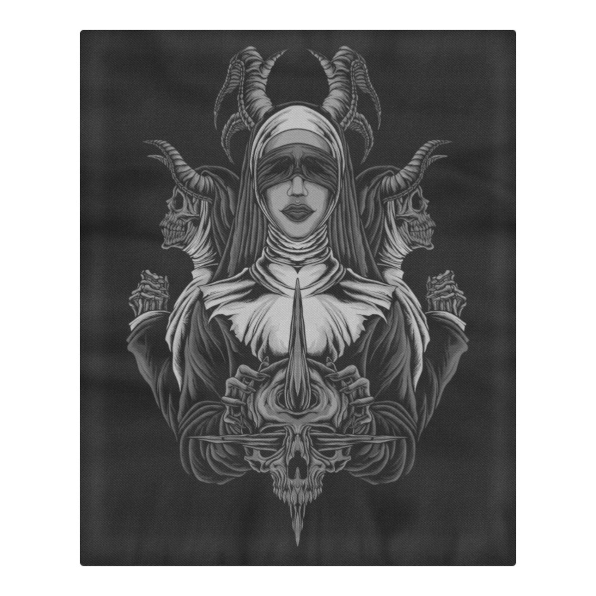 Gothic Wohndeko Totenkopf Bettbezug Gothic Schlafzimmer | Etsy