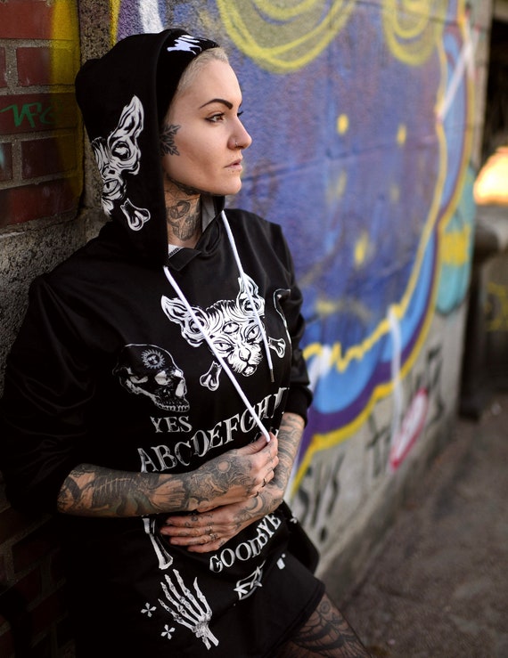 Descuento El sol y la Luna Sudadera con capucha Vintage Mujeres Sudadera  con Capucha de Invierno Harajuku Oversize Damas Góticas Suelto Sudadera,  Sudaderas Streetwear \u003c Ropa de mujer / Decohermetic.cl