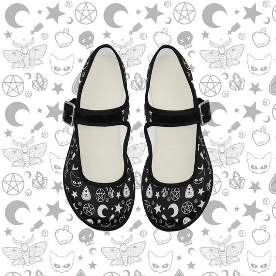 gothic flat shoes