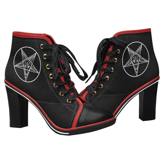 goth high heel boots