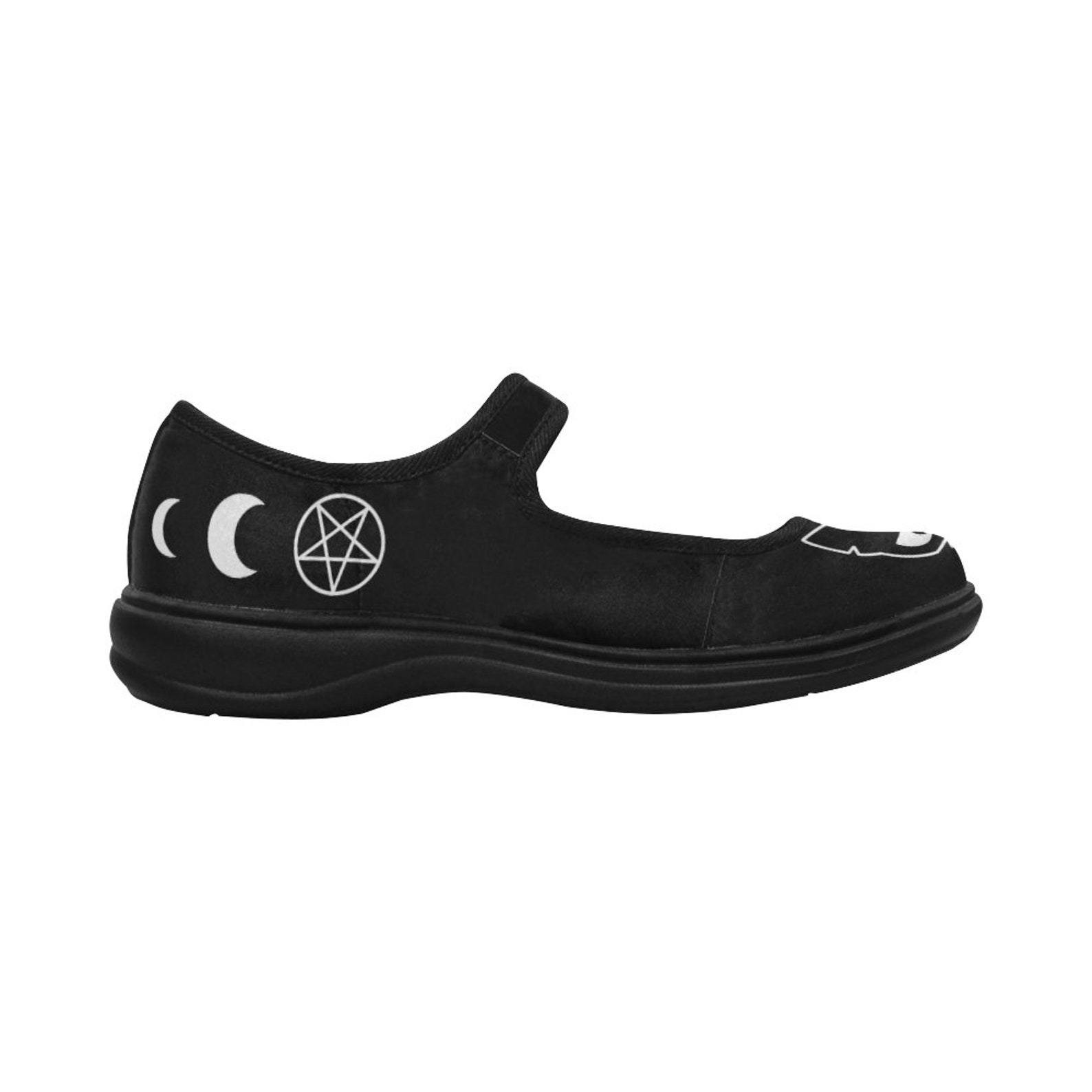 black cat - pagan clothing - occult clothing - witch clothing - witchcraft - ballet shoes