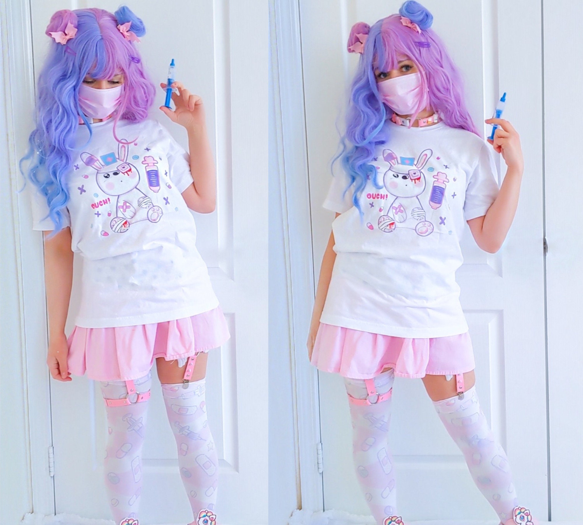  Menhera Chan Yami Kawaii Japanese Anime Kawaii Menhera Premium  T-Shirt : Clothing, Shoes & Jewelry