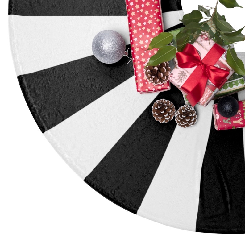 Nightmare before Christmas tree skirt Gothic Christmas tree Etsy