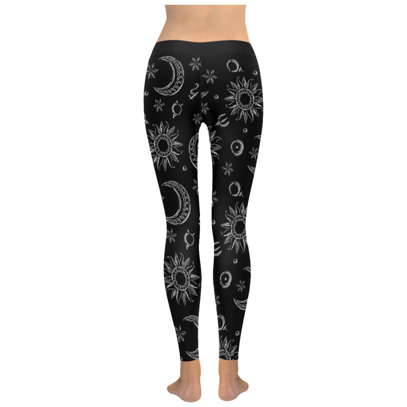 Pagan Clothing Wicca Wiccan Clothing Moon Leggings Sun | Etsy