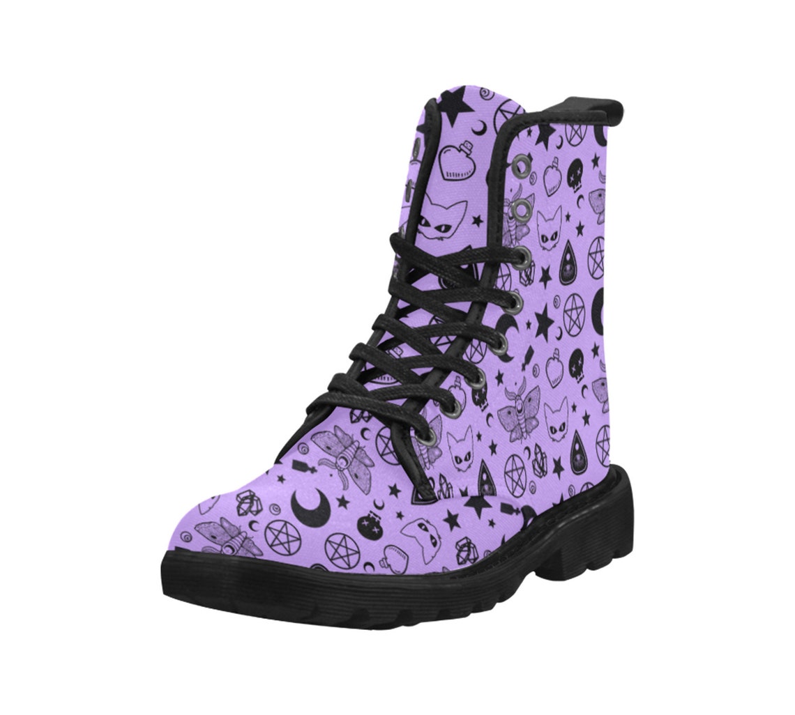pastel goth boots