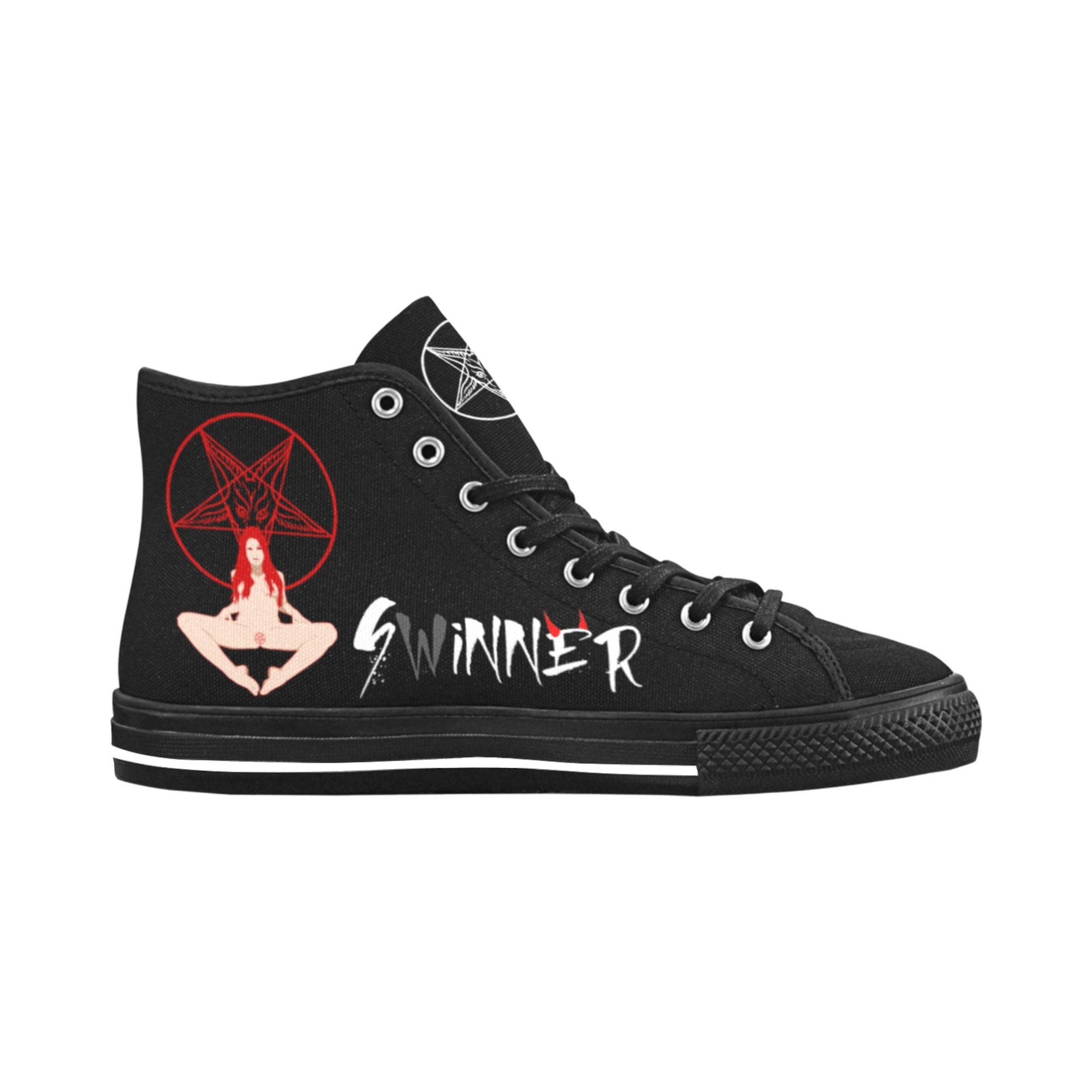 satanic rapper shoes