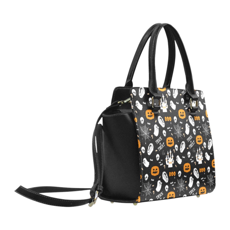 Halloween Purse Halloween Handbag Gothic Bag Pumpkin Etsy