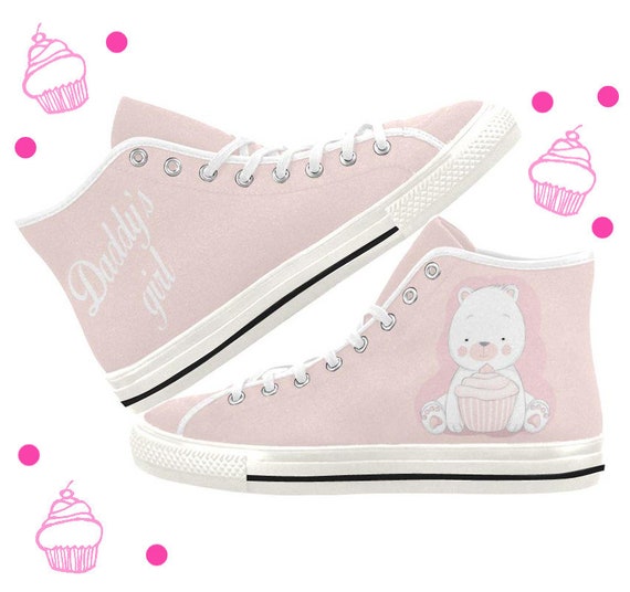 light pink canvas shoes