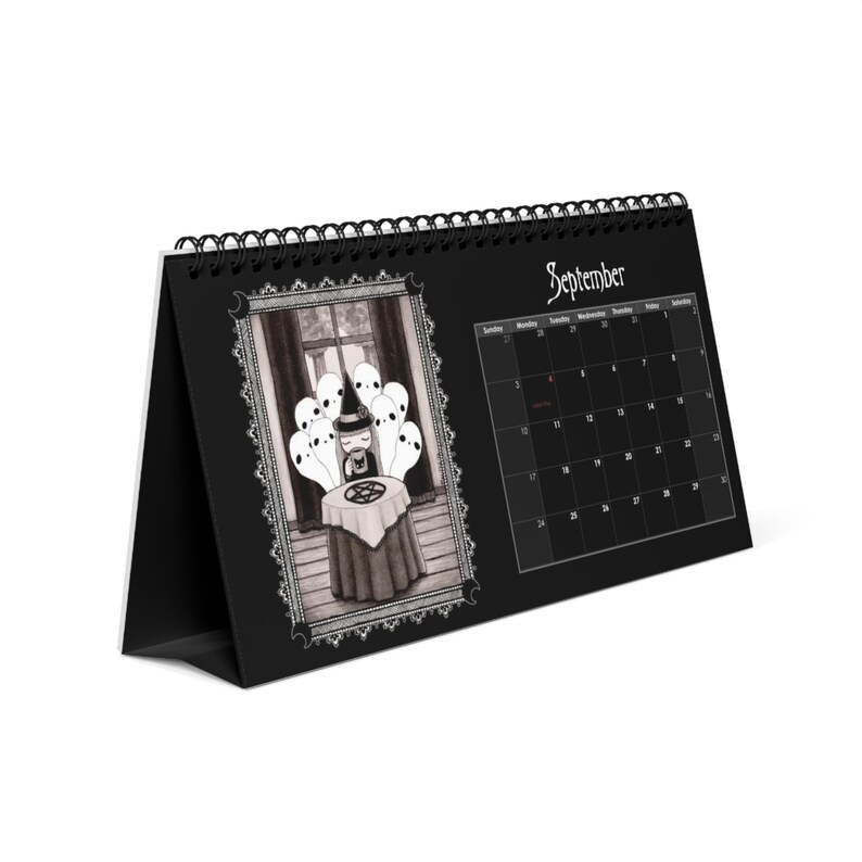 Gothic Desk Calendar 2023 Witchcraft Ouija Calendar 2023 Etsy UK