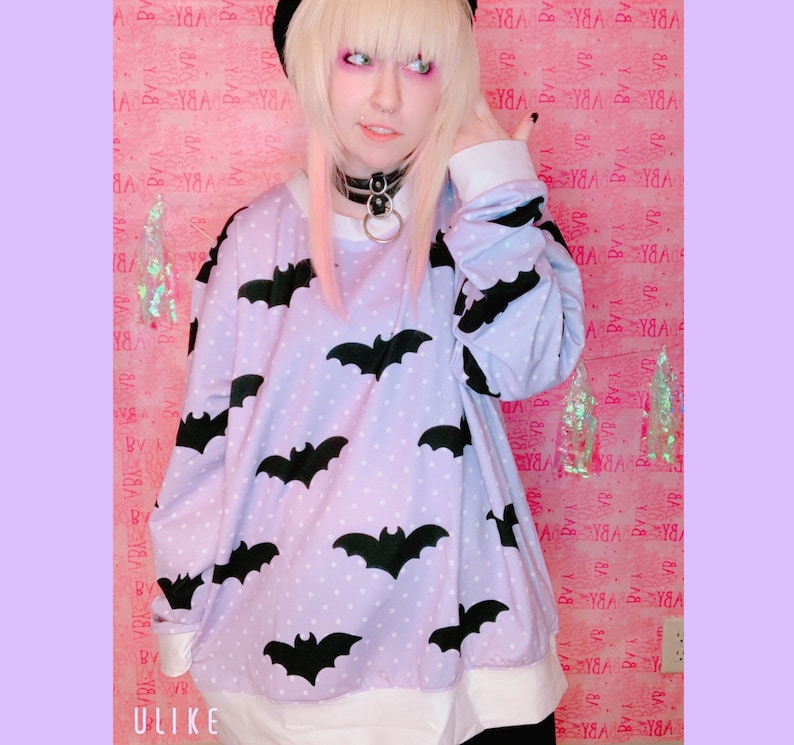 Pastel Goth Sweatshirt Spooky Sweatshirt Pastel Goth Etsy