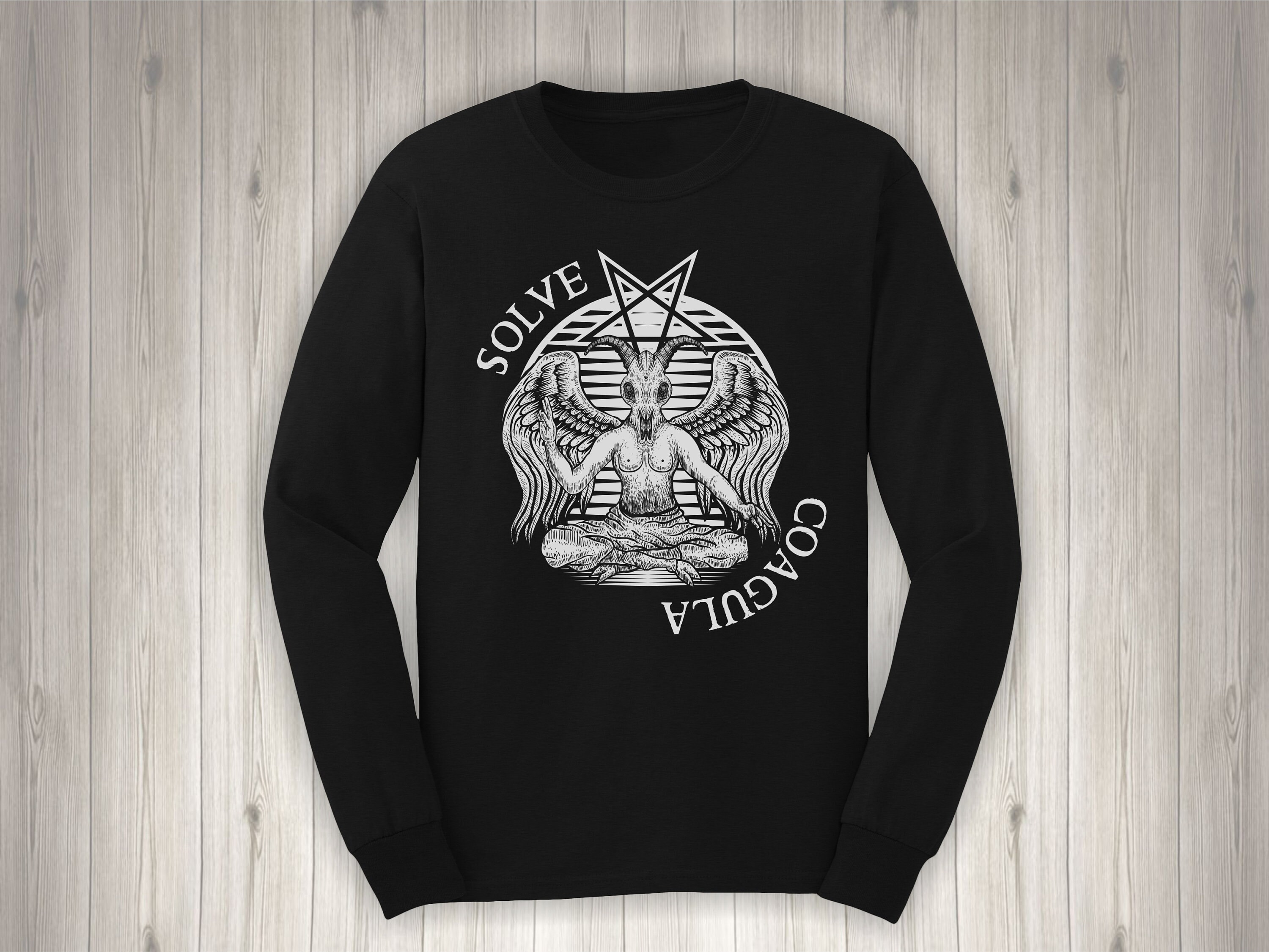 baphomet long sleeve shirt
