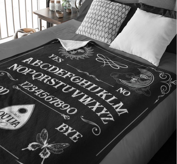 Brandewijn beroemd hoop Gothic Home Decor Gothic Bedding Ouija Board Blanket - Etsy